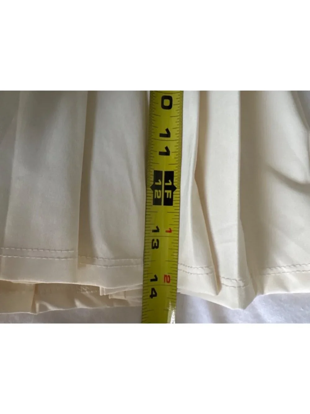 Crane Womens Premium Pleated Skort Built-In Short Cream S Activewear Pickleball - Picture 16 of 16